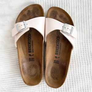 BIRKENSTOCK Madrid style pearl pink white sole 39 / 8.5